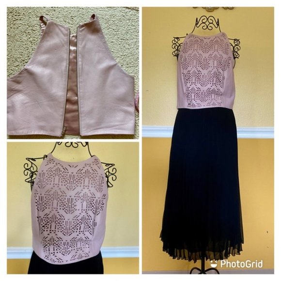 Parker halter style cropped leather top - Picture 11 of 17